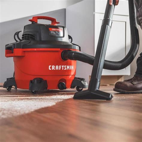 Craftsman 12 Gal Corded Wet Dry Vacuum 10 5 Amps 120 V 6 Hp