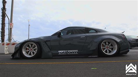 Heavily Modified GT R R35 ARMYTRIX Exhaust Rotiform Wheels Rocket