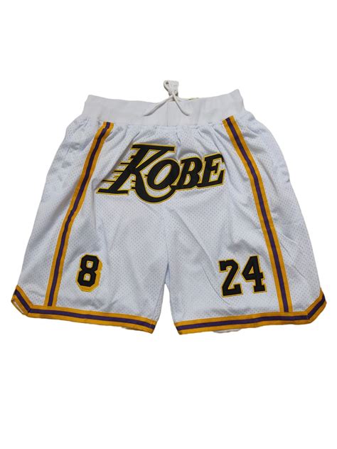 ROOMYDEAL Basketball Sport Shorts Fans Quick Dry Retro Mesh Embroidered ...