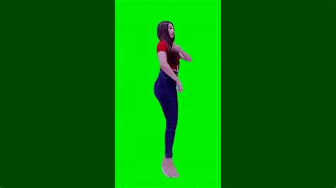 Greenscreen Cewek Joget Tik Tok Viral Youtube