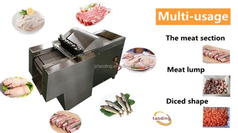 Frozen Mutton Beef Cube Cutter Dicing Fresh Pork Strip Meat Cube