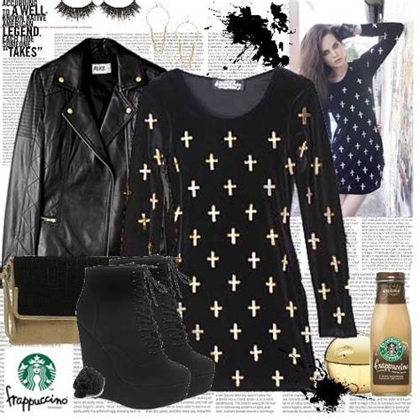 Black N Gold Goth Womens Outfit Asos Fashion Finder She Walks In