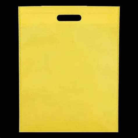 Yellow Non Woven D Cut Bags At Rs 120 Kg Non Woven D Cut Bag In