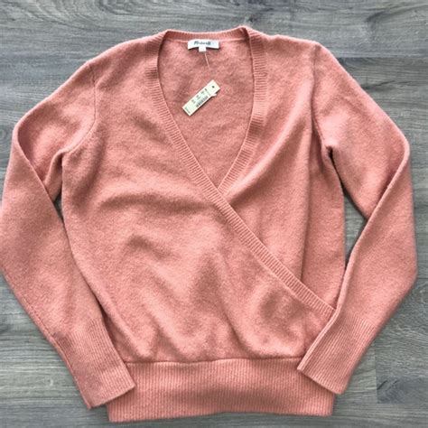 Madewell Sweaters Wrapfront Pullover Sweater Poshmark