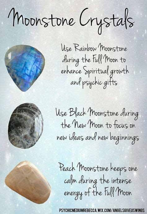 Different Colors Of Moonstone 🌙 Crystal Healing Stones Crystals