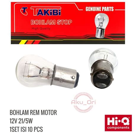 Jual Lampu Bohlam Rem Stop Belakang Motor V W Universal Harga