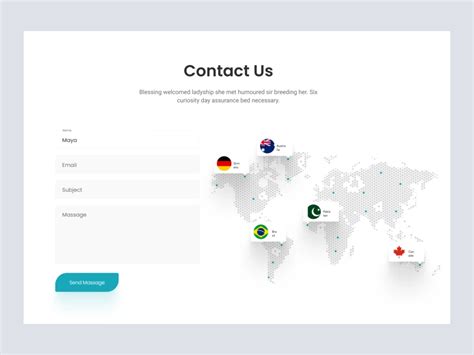 Contact Section Figma Adobe Xd Resources Ui Dux