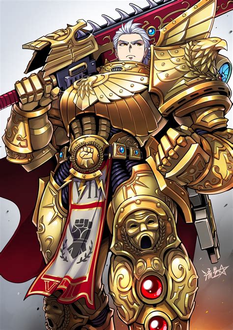 Rogal Dorn Warhammer 40k Drawn By Ryuusei Mark Ii Danbooru