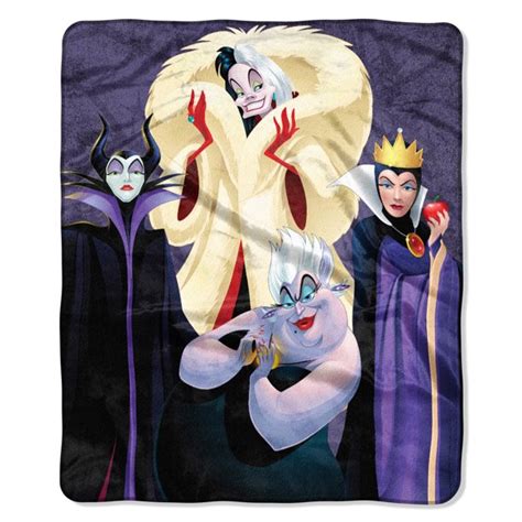 Disney Villains Am I Evil Maleficent Ursula Evil Queen Silk Touch Throw Blanket - Walmart.com ...