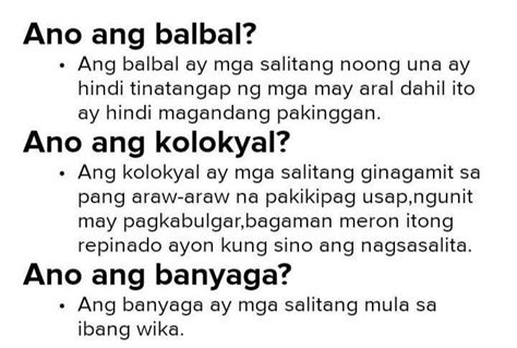 Suriin Ang A Tas Ng Sumusunod Na Mga Salita Isulat Sa Palang Kung