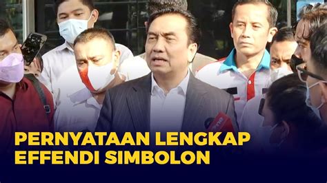 FULL Pernyataan Effendi Simbolon Usai Dipanggil MKD Dari Ancaman