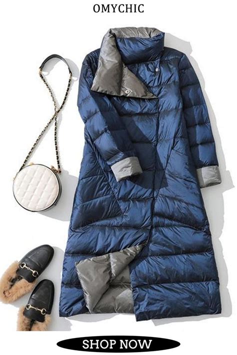 Long White Puffer Parka Coat Female Winter Down Jacket Women Padded