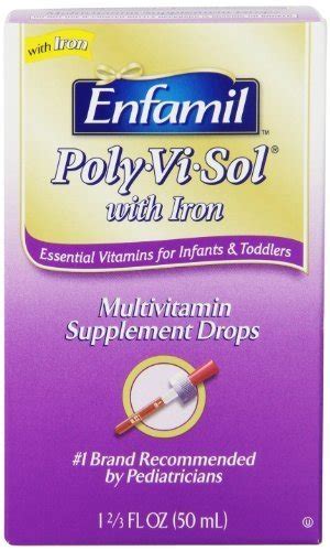 Enfamil Poly Vi Sol Multivitamin Supplement Drops With Iron For Infants