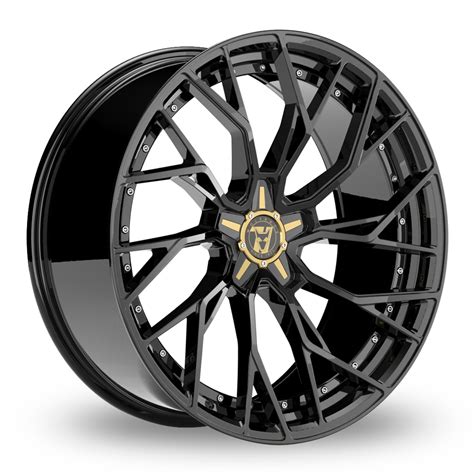 Wolfrace Voodoo Gloss Black Alloy Wheels Wheelbase