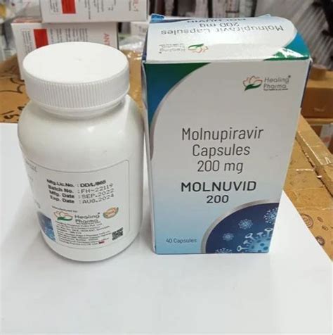 200mg Molnupiravir Capsule at Rs 2500/box in Nagpur | ID: 2851673101497