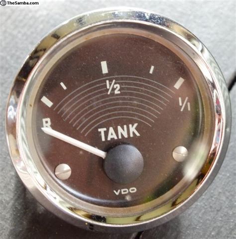 TheSamba VW Classifieds VDO Fuel Tank Gauge 6V 6 64 Dark Brown