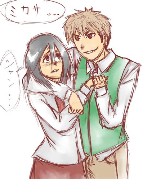 Jean x Mikasa by Daniella1127 on DeviantArt