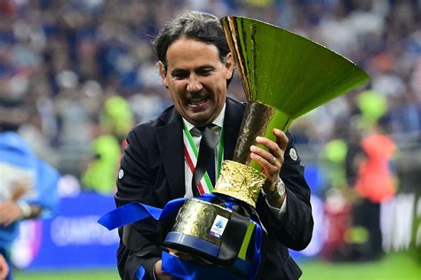 Inter Milan Coach Simone Inzaghi Winning Hard Winning Again Harder