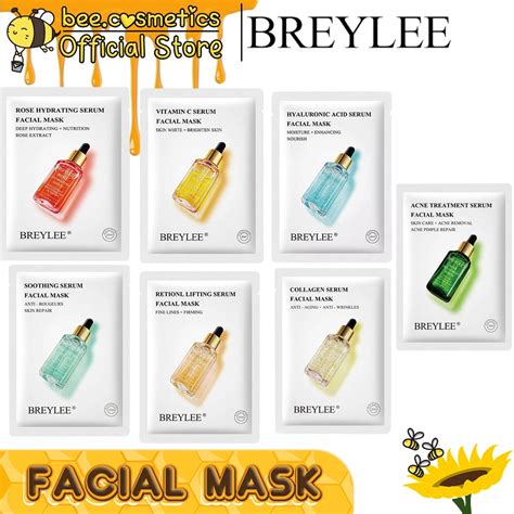 Jual BREYLEE FACIAL MASK SERIES ACNE TREATMENT COLLAGEN PEPTIDE