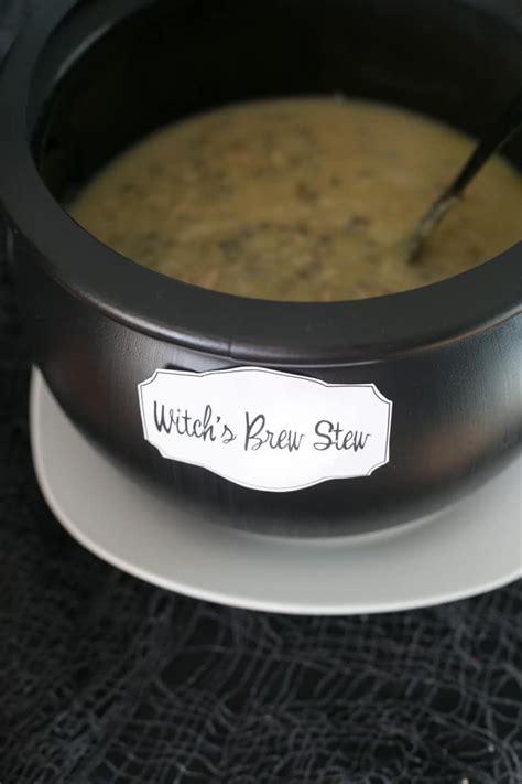 Simple Witches Brew Stew Soup Halloween Party Recipe So Festive