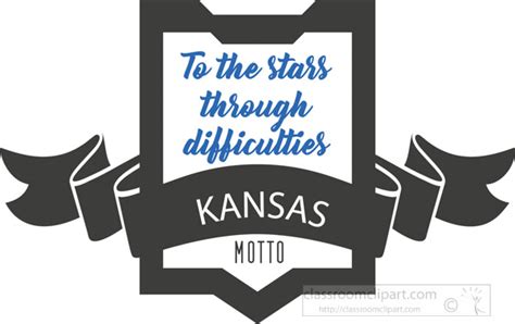 Kansas State Clipart - kansas-state-motto-clipart-image - Classroom Clipart