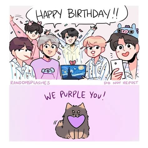 Taehyung Happy Birthday 💜 Bts Happy Birthday Bts Birthdays Birthday