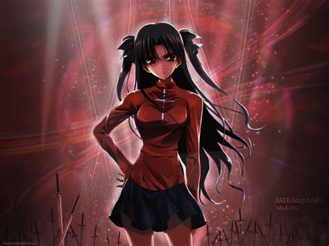 Download Rin Tohsaka Anime Fate Stay Night Wallpaper