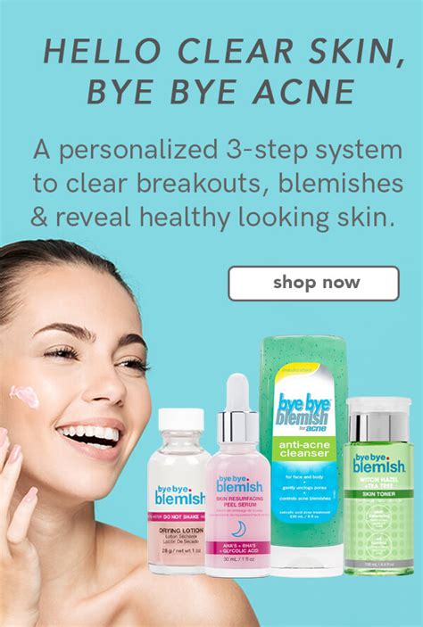 Bye Bye Blemish Hello Clear Skin Value Set SkinCare Treatment Regimen ...