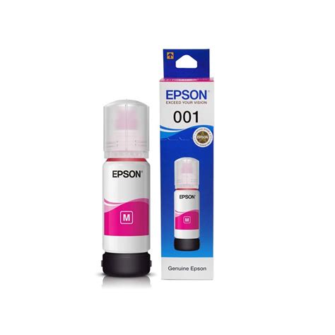 Epson 001 Original Black Cyan Magenta Yellow Refill Ink Bottle Set