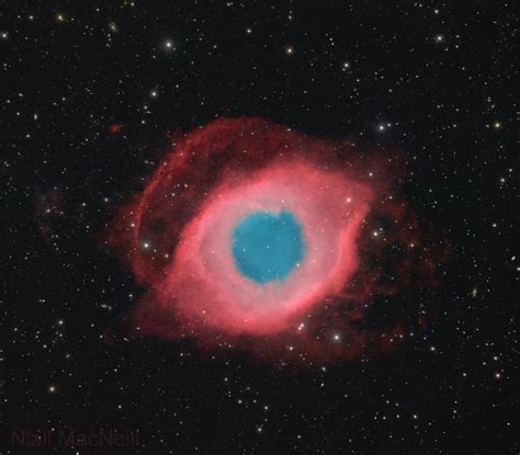 Ngc 7293 The Helix Nebula A Ha And Oiii Enhanced Lrgb Image Niall Macneill Astrobin