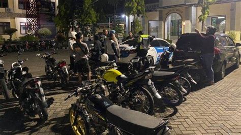 Balap Liar Di Jalan Pantura Belasan Motor Diamankan Tribunjatim