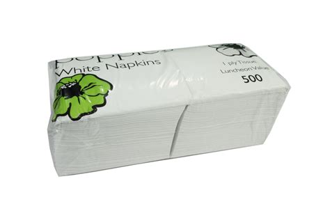 1 Ply White Napkin 1000 Pack DPA Packaging Wholesale Packaging