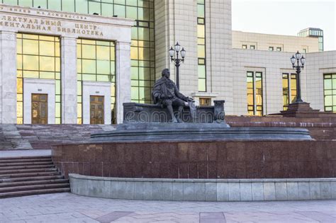 Monument Of Ivan Shuvalov In Front Of The Building Of The Fundamental