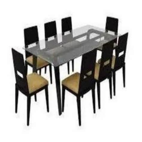 Rectangular Seater Glass Dining Table At Rs Set Glass Dining