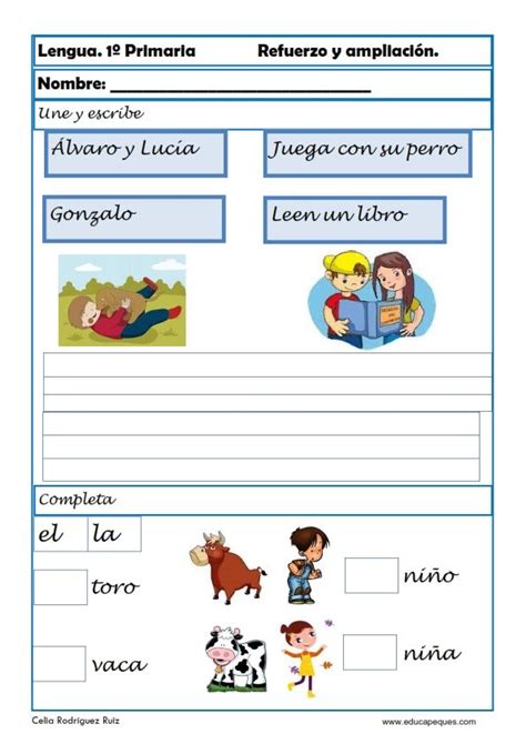 Aprende Y Repasa Lengua Primaria Lectura Y Escritura Cuaderno De