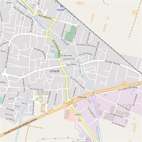 Mappa Monumenti Di Ghedi Lombardo Geosystems