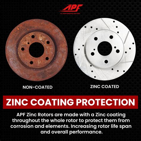 Rear Zinc Drill Slot Brake Rotors For Subaru Crosstrek 2016 2019 EBay