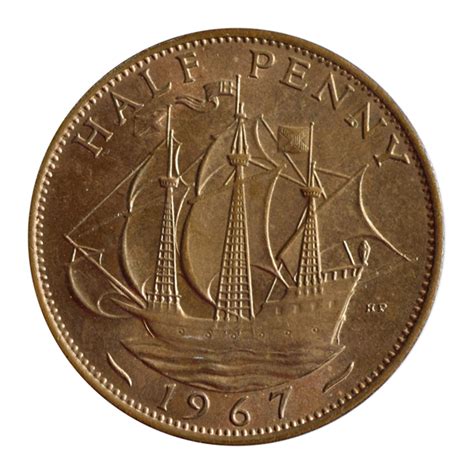 Buy United Kingdom Half Penny 1967 Coin Online | Mintage World