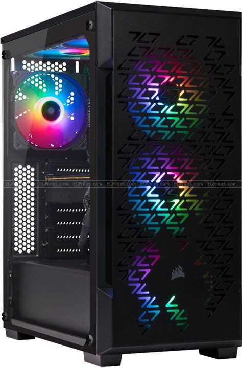 Corsair Icue 220t Rgb Airflow Tempered Glass Black Mid Tower Smart Case