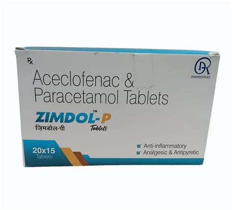 Aceclofenac Paracetamol Tablet Strength 425mg At Rs 215 Box In Jalgaon