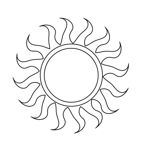 Sign Of Sun Icon Vector Art At Vecteezy