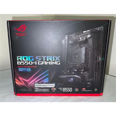 Brand New ASUS ROG STRIX B550 I GAMING AM4 AMD B550 SATA 6Gbs Mini ITX