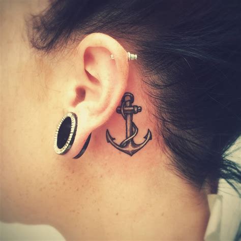 80 Best Behind The Ear Tattoo Designs And Meanings Nice And Gentle 2019