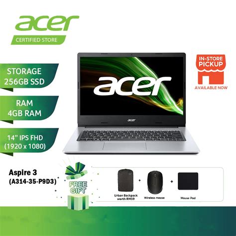 Acer Aspire 3 A314 35 Price In Malaysia Specs RM1799 TechNave