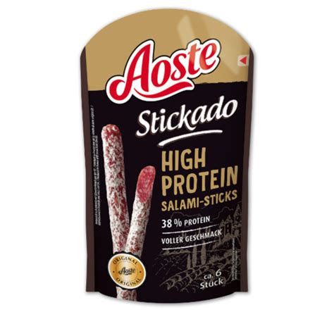 Aoste Stickado High Protein Salami Sticks Von Penny Markt Ansehen