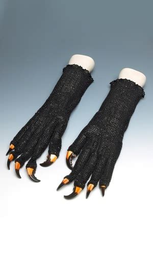 Seed Bead And Crab Claw Gloves