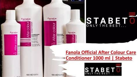 Ppt Fanola Official After Colour Care Conditioner Ml Stabeto