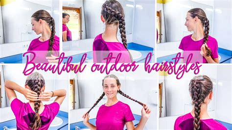 6 Easy And Beautiful Hairstyles For Outdoors Hiking Exercising For