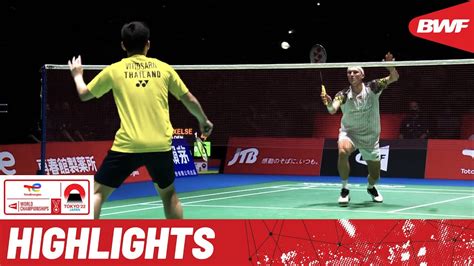 Kunlavut Vitidsarn Battles The Might Of Viktor Axelsen For Gold Youtube