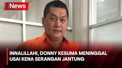 Kabar Duka Aktor Donny Kesuma Meninggal Dunia Inews Malam